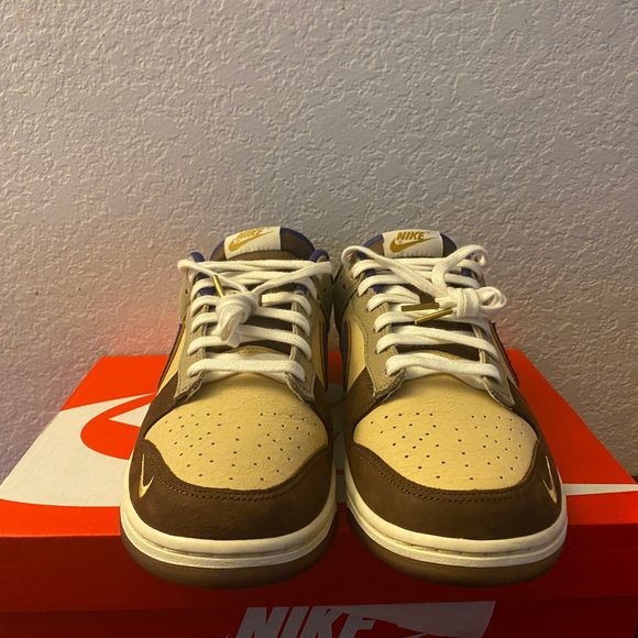 Nike Dunk Low Setsubun Brown Purple Lifestyle Casual Shoes DQ5009-268 Size 10 - Picture 3 of 7
